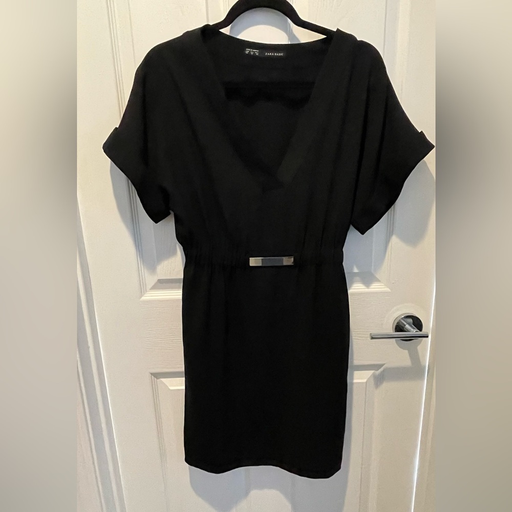 ZARA V-Neck black dress
